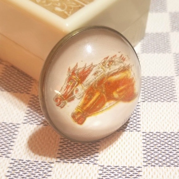 Victorian Bridle Rosette Brooch Antique - Picture 5 of 7